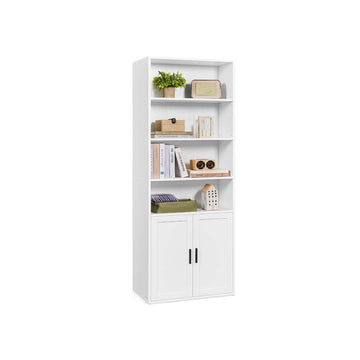 Witte boekenkast - spaanplaat & MDF - 24 x 60 x 175 cm
