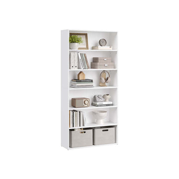 Boekenkast - Opbergrek - Wit - 24 x 80 x 160,7 cm