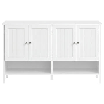 Schoenenkast met verstelbare legplanken | Wit | 120x35x70 cm