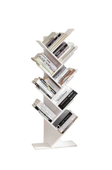 9-laags boomvormige boekenkast - staand hoekrek - ruimtebesparend - 50x141,5x25 cm