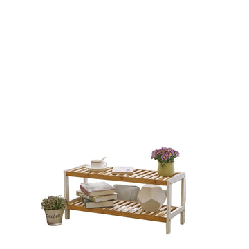 Bamboe schoenenrek - 70 x 33 x 26 cm - hal organizer