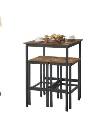 Bartafel keuken vintage stijl 60 x 60 x 92 cm