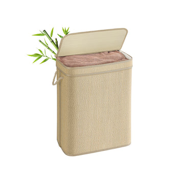 Bamboe wasmand - wasmand - opbergmand - duurzaam - 49x33x61 cm