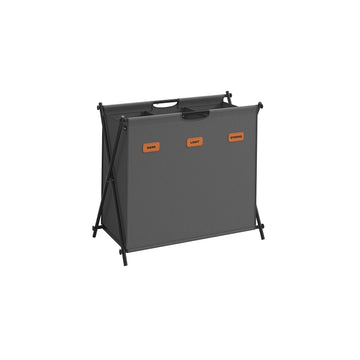 Opvouwbare wasmand met stalen frame - Oxfordstof - 70 x 40 x 66 cm