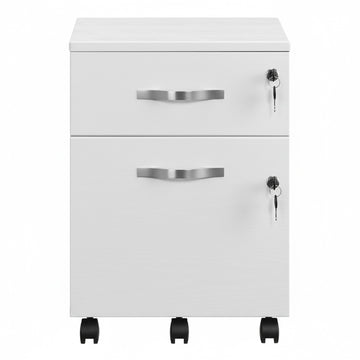 Archiefkast met 2 afsluitbare laden voor kantoor | Wit | 44x40x54,5 cm