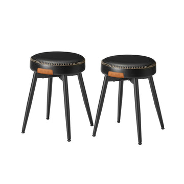 Set van 2 eetkamerstoelen | Tintenzwart | 48x48x48,2 cm