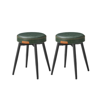 Set van 2 keukenstoelen met eenvoudige montage | Bosgroen | 48x48x48,2 cm