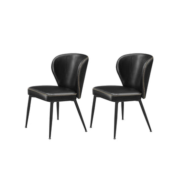 Eetkamerstoelen set van 2 - elegant design - 45 x 50 x 85 cm