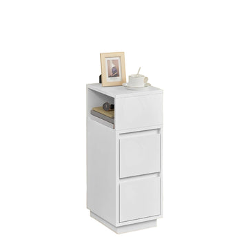 2-delige nachtkastjes set - ruimtebesparend - 30 x 25 x 65 cm