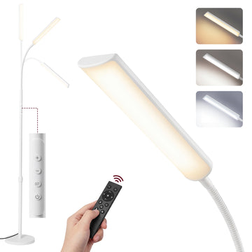 In hoogte verstelbare staande lamp met afstandsbediening | Matwit | 22x22x141-175 cm