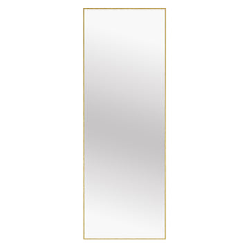 Staande lichaamsspiegel breukvast met aluminium frame | Goud | 160x50 cm