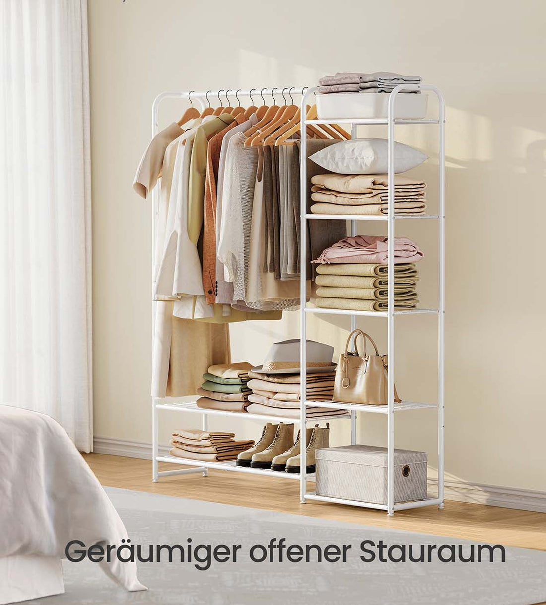 Kleiderständer Treppenmodell - Kleider-Organizer - Stahl - 29 x 112 x 158,4 cm