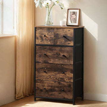 Ladekast - dressoir - opbergkast - kindvriendelijk - 56 x 30 x 89,3 cm