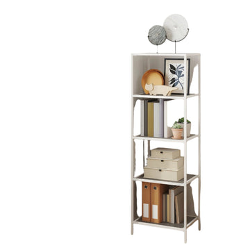 Glazen boekenkast 5 niveaus - ruimtebesparend - 35 x 40 x 124,5 cm