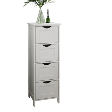 Badkamerkast met 4 laden – opberger – 30 x 82 x 30 cm