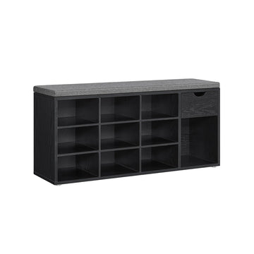 Schoenenbank met opbergruimte – halbank – MDF – 30 x 104 x 48 cm