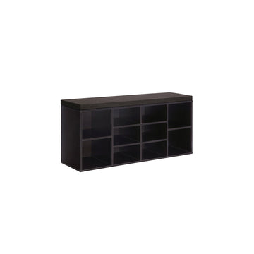 Schoenenbank - opbergbank - schoenenrek - spaanplaat - 30 x 104 x 48 cm - 150 kg