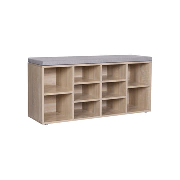 Schoenenbank met opbergruimte - Schoenenrek - Ruimtebesparend - 104 x 30 x 48 cm
