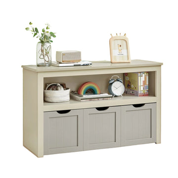 Kinderopbergrek - speelgoedkast - MDF - 30 x 102 x 60 cm