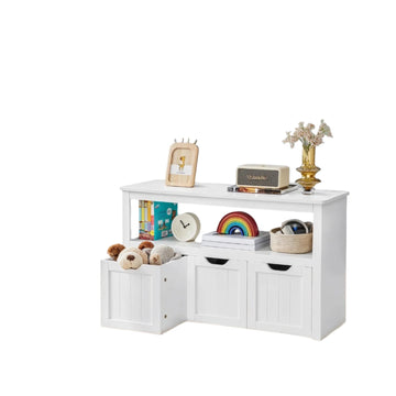 Kinderkast - Speelgoedkast - Opbergkast - MDF - 102 x 30 x 60 cm