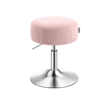 Make-upkruk, verstelbaar en draaibaar, pastelroze - 38 cm D x 44-60 cm H