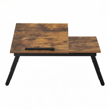 Laptoptafel voor bed met inklapbare poten | Vintagebruin | 55x35x23 cm