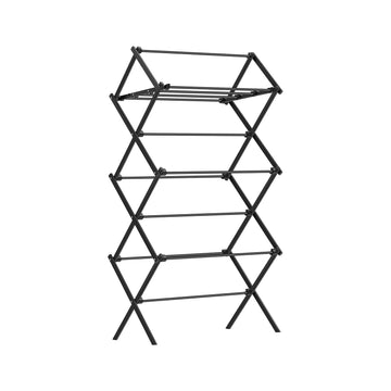 Opvouwbare campingstoel, zwart staal en PP - lichtgewicht, max. 7 kg