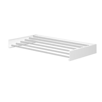 Wandwasdroger uitrekbaar inklapbaar met 6 stangen | Wit | 50x100x10,5 cm