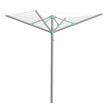 Wasdroogmolen met 45 m drooglijn voor 4 wasladingen | Zilver | 139,2x139,2x182 cm