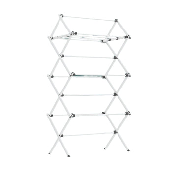 Opvouwbaar droogrek - compact - staal & PP - max. 7 kg - 37 x 75 x 135,1 cm