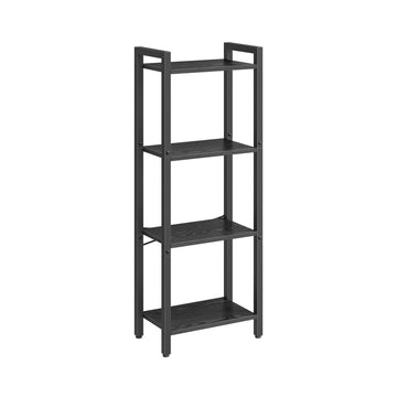 4-laags boekenkast - displayrek - ruimtebesparend - 60cm x 30cm x 140cm