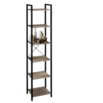 Boekenkast - stevig - draagkracht 50 kg - 30 x 40 x 187,5 cm