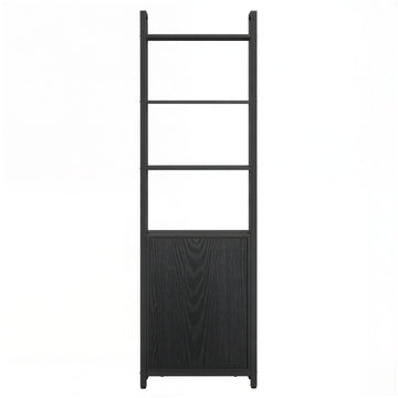 Boekenkast met 6 niveaus | Zwart | 40x24x159,5 cm