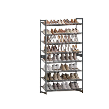 Schoenenrek 8-laags - Stapelbaar schoenenrek - Ijzer - 92,5 x 30,7 x 163,5 cm