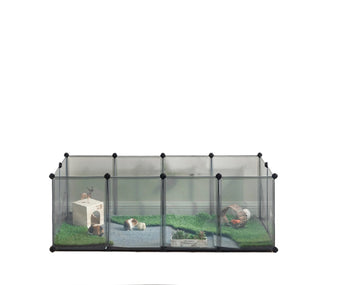 Kleine dierenren - speelren voor cavia's - eenvoudig te monteren - 143 x 73 x 46 cm
