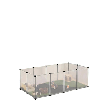 Kleine dierenren voor hamsters – speelren met bodempanelen, waterdicht, 143 x 73 x 46 cm