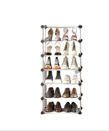 10-laags schoenenrek - steek-systeem - licht & stabiel - 43x173x31 cm