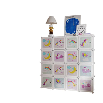 Kubusrek met 16 vakken - Opbergrek - 123 x 31 x 123 cm