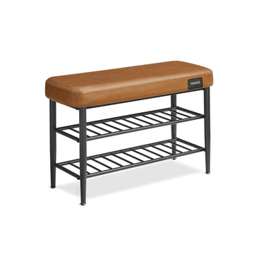 Schoenenbank voor hal, karamelbruin, 30 x 80 x 50 cm, 6,3 kg