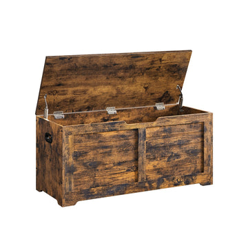 Schoenenbank vintage bruin - Opbergbank - Spaanplaat - 40 x 100 x 46 cm - 136 kg