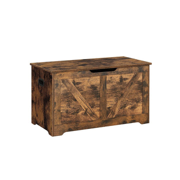Schoenenbank vintage bruin - opbergbank - spaanplaat - 40 x 80 x 46 cm - max. 136 kg