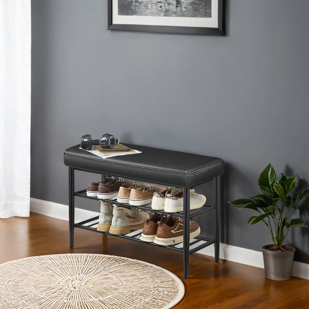Schwarzer Sessel - Loungesessel - Relaxsessel - Komfort - 30 x 80 x 50 cm