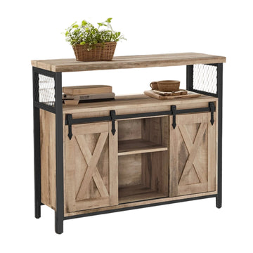Dressoir - Keukenkast - Opbergkast - stevig stalen frame - 33 x 100 x 80 cm