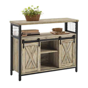 Dressoir keukenkast - opbergruimte - houtspaanplaat - 33x100x80 cm