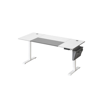 Elektrisch zit-sta bureau, verstelbaar, 70 x 160 x 72-120 cm, wit-duifgrijs