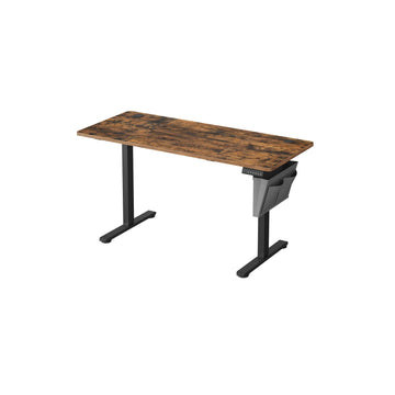 Elektrisch zit-sta bureau, verstelbaar, 60 x 140 x 72-120 cm, spaanplaat en staal