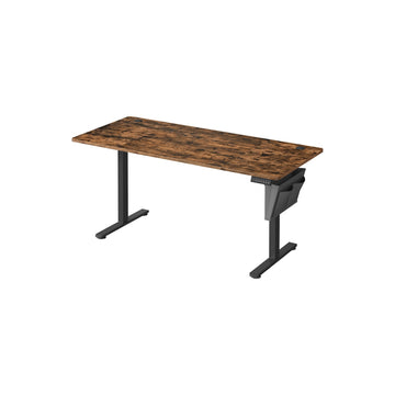 Elektrisch zit-sta bureau, verstelbaar, spaanplaat/stalen frame, 60 x 160 x 72-120 cm
