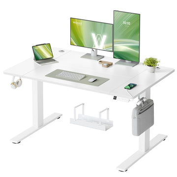 Elektrisch in hoogte verstelbaar bureau met USB-C | Matwit | 120x80x72-120 cm