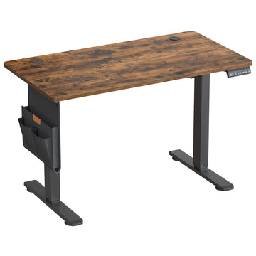 In hoogte verstelbaar bureau met geheugenfunctie | Zwart | 100x60x72-120 cm