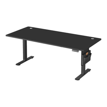 In hoogte verstelbaar bureau met geheugenfunctie | Zwart | 140x60x72-120 cm